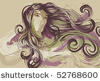 stock-vector-beautiful-woman-with-long-hair-in-artistic-watercolor-style-52768600
